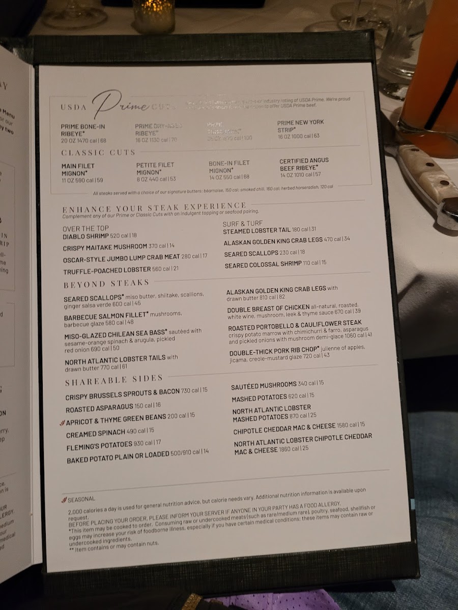 Menu Fleming’S Prime Steakhouse & Wine Bar-9